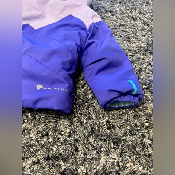 Obermeyer Toddler Girls Ski Jacket 3T/4T Purple I-Grow Snow Coat - Picture 9 of 10